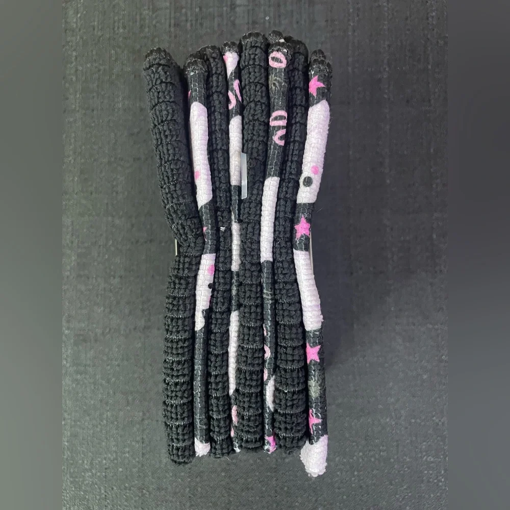 8x Halloween Ghosts Microfiber Kitchen Dish Towel Set Black White Spiders NWT